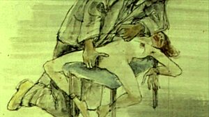 Erotic drawings from the past - Retro erotic art