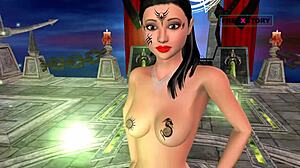 Indian Girl's Super Breasts Pakuthi 3 Tamil 3D Sex Story