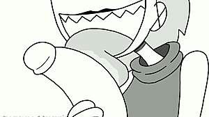 rrooutti brincadeiras with horny hentai anime blowjob details