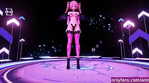 chica anime bailando sexy hot moves
