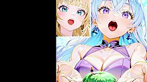 Giantess, You Towering Over Everyone in This Anime Scene?