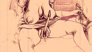 The vintage erotic illustration is a great way to get in the mood