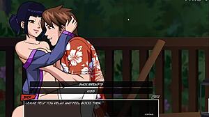 Paradise Lust! Emi Meets Big White Cock and Takes It All Inside!