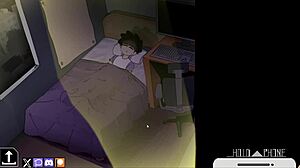 Hentai Game Alarm Gameplay with Big Tits Creampie!