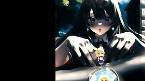 Giantess, You Towering Over Everyone in This Anime Scene?