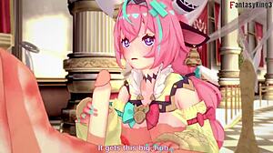 Damn, Varessa’s epic blowjob journey in Genshin Impact 1!