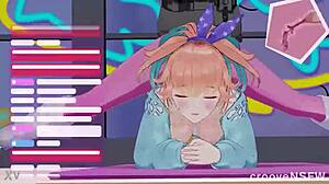 Takanashi Kiara Varmer Opp Stream Med Store Titter Utstilling