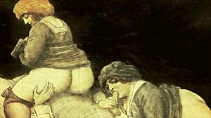 Old and young erotic drawings - Erotic Paintings Vol 1