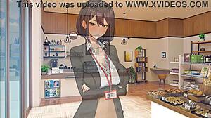 Summer Clover Harem Game Ep 20 - Creampie Boss Squirts by Mirror
