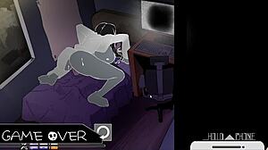 Hentai Game Alarm Gameplay with Big Tits Creampie!
