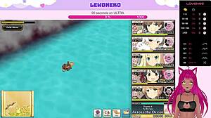 Vtuber Lewdneko Enjoys Wild Creampie Orgasm in Evenicle Part 21