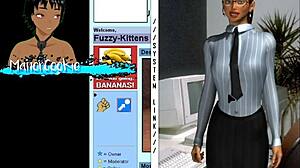 Office lady game, mess around with sexy outfit