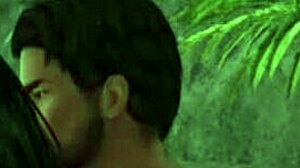 evening loving turns into unexpected anime action with steamy twists