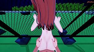 yo, atom eve gets slammed pov on a rooftop, so hot!