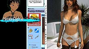 Office lady game, mess around with sexy outfit