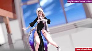 Sexy dancing girl captivates in 3D animation. Her Asian charm shines through every hentai move.