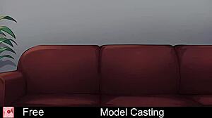 Model Casting Lana - Erotic Interview Turned Steamy Hentai Game Scene