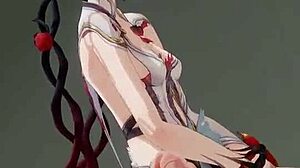 Видео 340 показывает дикий 3D кремпай в тугую пизду.