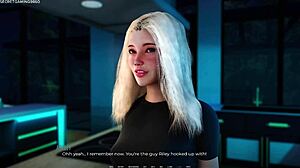 He teaches stepsis kissing skills in Desirium 03 3D porn game!