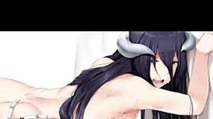 overlord hentai compilation tells a sexy story.