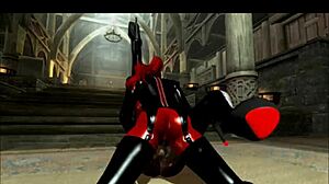 Shemale Melanie Dominates Linda in 3D Skyrim Futa Hardcore
