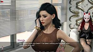 Ms Denvers - Ep 37 Stepmom Milf In Interracial Stockings Scene From Anime Game