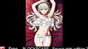 blockscape smash girls edition unfolds with erotic parody gameplay in parts 1 and 2