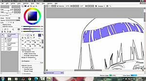 Drawing Hinata Hyuuga in Naruto Shippuden hentai style