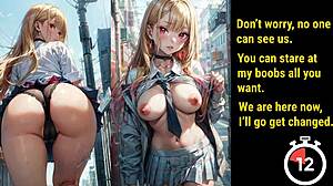 Marin Kitagawa in Dress Up Darling Hentai with AI-Generated JOI Stroking Game.