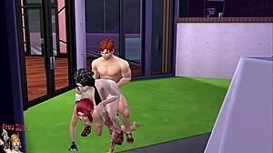 Hey, join us for a wild threesome at the gym!