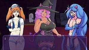 sex or treat with a wild halloween hentai orgy?