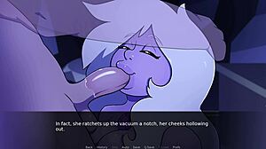 Gem Blast part 2 unfolds with Amethyst's steamy blowjob