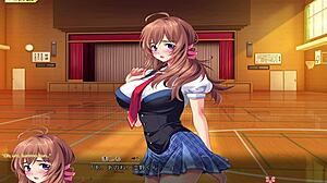 A class of cute girls experience something new