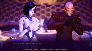 Playing subverse part-1 with sexy nude hentai characters