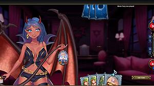 succubus kamado dominates with feet and submission