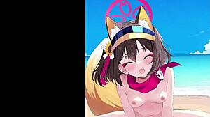 Detailed Anime Scene with Izuna in Stunning Visual Action