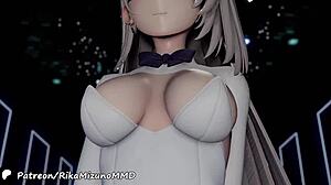 sexy sakura haruno dancing solo in hot mmd animation