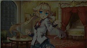 Unitia Yudette Rocks School Uniform in Wild Hentai