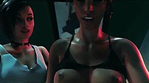 Cyberpunk 2077 Judy and Panam Fucked by Shemale V Hard