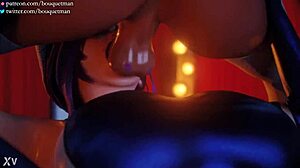 Psylocke giving the best blowjob in hentai