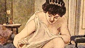 tell me, have you seen these vintage erotic drawings with hairy retro vibes from way back?