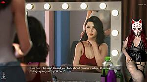 Ms Denvers - Ep 37 Stepmom Milf In Interracial Stockings Scene From Anime Game