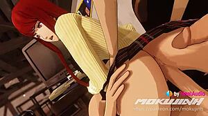 Hey, Kasumi, how does double penetration feel with gaping in Persona 5?