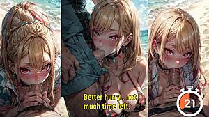 Marin Kitagawa in Dress Up Darling Hentai with AI-Generated JOI Stroking Game.