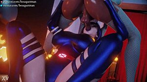 Psylocke giving the best blowjob in hentai