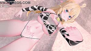 Overwhelming Pleasure in MMD Hentai J3