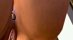 oh man, my giantess girlfriend's doin' that anal vore thing... it's huge and tall, like fetish insertion animation with my friend.