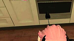 Cat Girl Succubus Cosplay Teases and Wiggles for Your Cum