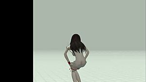 Cute Anime Girl Performs Intense Strip Tease In Hentai