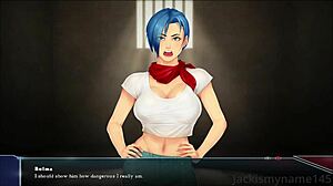 a wild dragon ball adventure unfolds with bulma and panchy in steamy sex scenes